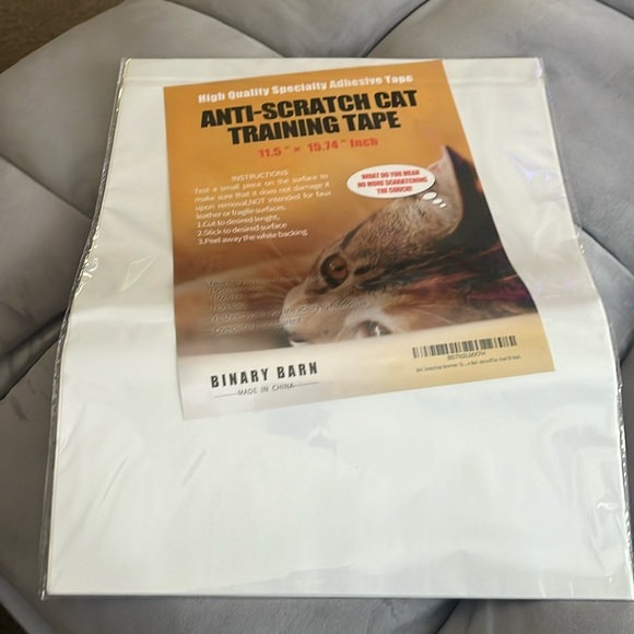 “Binary Barn- Anti Scratch Cat Training Tape: includes 2” - Picture 1 of 3